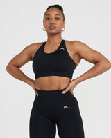Classic Seamless 2.0 Bralette | Black Marl
