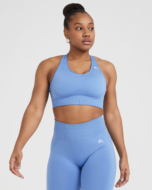 Oner Modal Classic Seamless 2.0 Bralette | Light Denim Marl