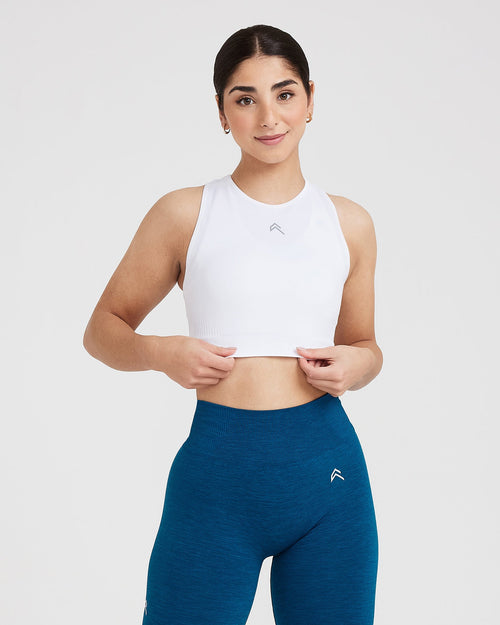 Oner Modal Classic Seamless 2.0 Crop Top | White