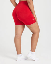 Effortless Seamless Shorts | Spicy Red