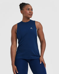 Go To Muscle Vest | Midnight Blue