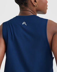 Go To Muscle Vest | Midnight Blue