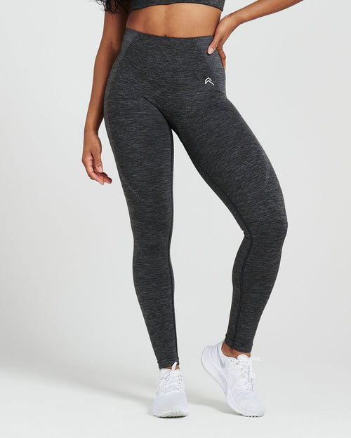 Oner Modal Classic Seamless Leggings | Coal Marl