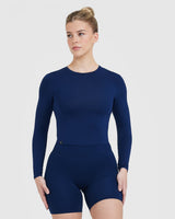 Mellow™ Soft Mid Long Sleeve Top | Midnight