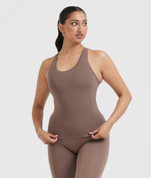 Oner Modal Mellow™ Soft Vest | Cool Brown