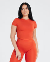 Mellow™ Soft Mid Short Sleeve T-Shirt | Spice