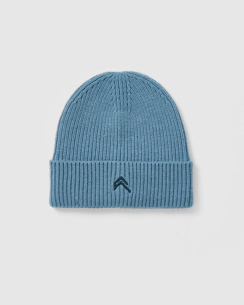 Oner Modal Ribbed Beanie | Steel Blue