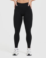 Unified High Waisted Leggings | Black